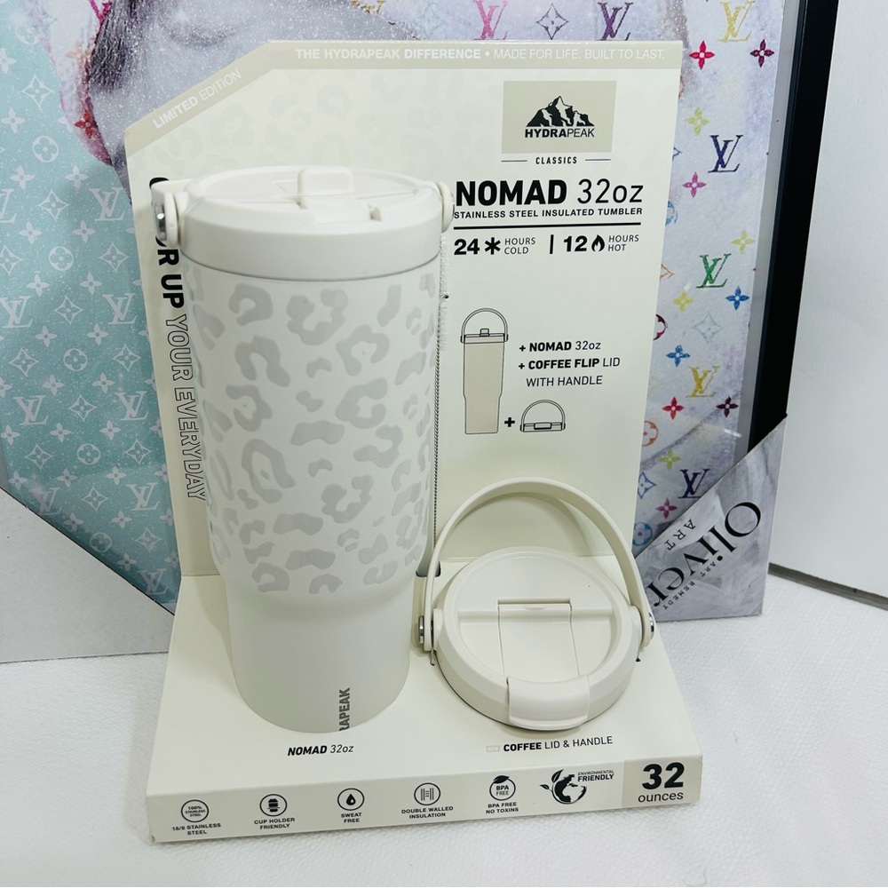 Hydrapeak Nomad 32 oz Tumbler set w handle straw stainless steel lifetime guaran - Picture 11 of 12